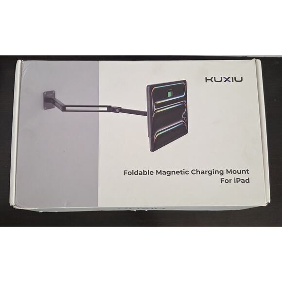 KUXIU Magnetic Wireless Charging Wall Folding Mount Holder iPad Pro 12.9/Air 13